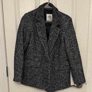 Abercrombie Black and White Blazer